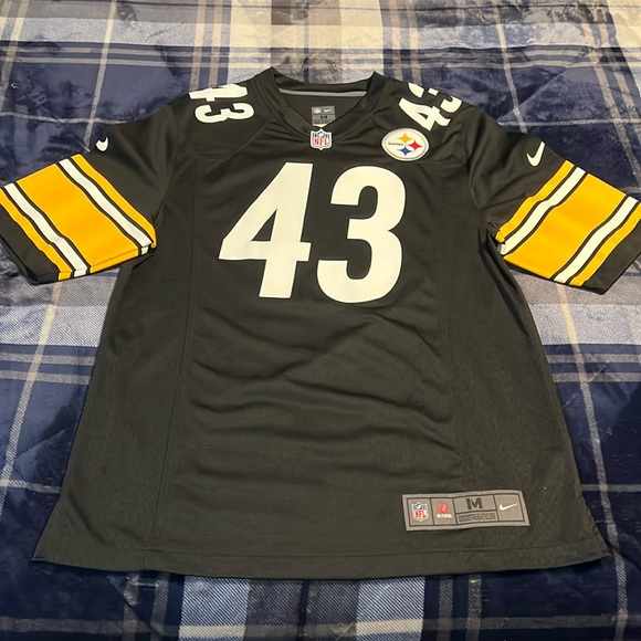 Nike Other - Pittsburgh Steelers #43 Troy Polamalu NFL on field Nike Home Jersey